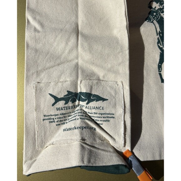 NWT Ralph Lauren Canvas Tote Bag Large Limited Edition W/LITEPEN MARKS SEE PICS - Picture 3 of 13